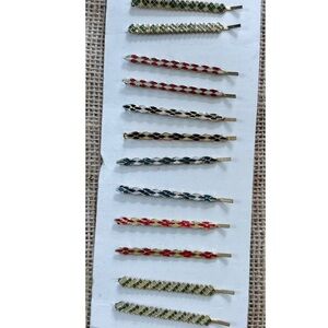 Vintage Gold Tone Ornate Hair Pin Set Accessories Boho Romani Festival Retro